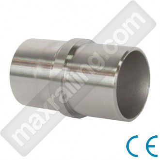 Връзка за тръба ф42,4х2мм. Неръждаема стомана AISI 304. Сатенирана.