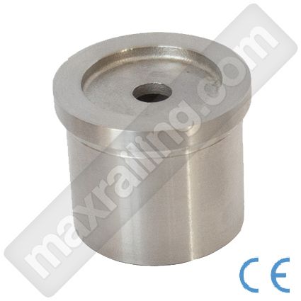  Връзка на тръба ф42,4х2мм. към плоскост. Неръждаема стомана AISI 304. Сатенирана.